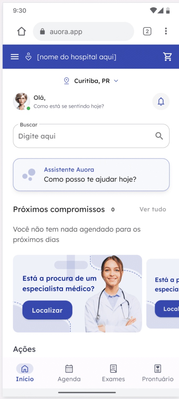 Auora — Medical scheduling cover
